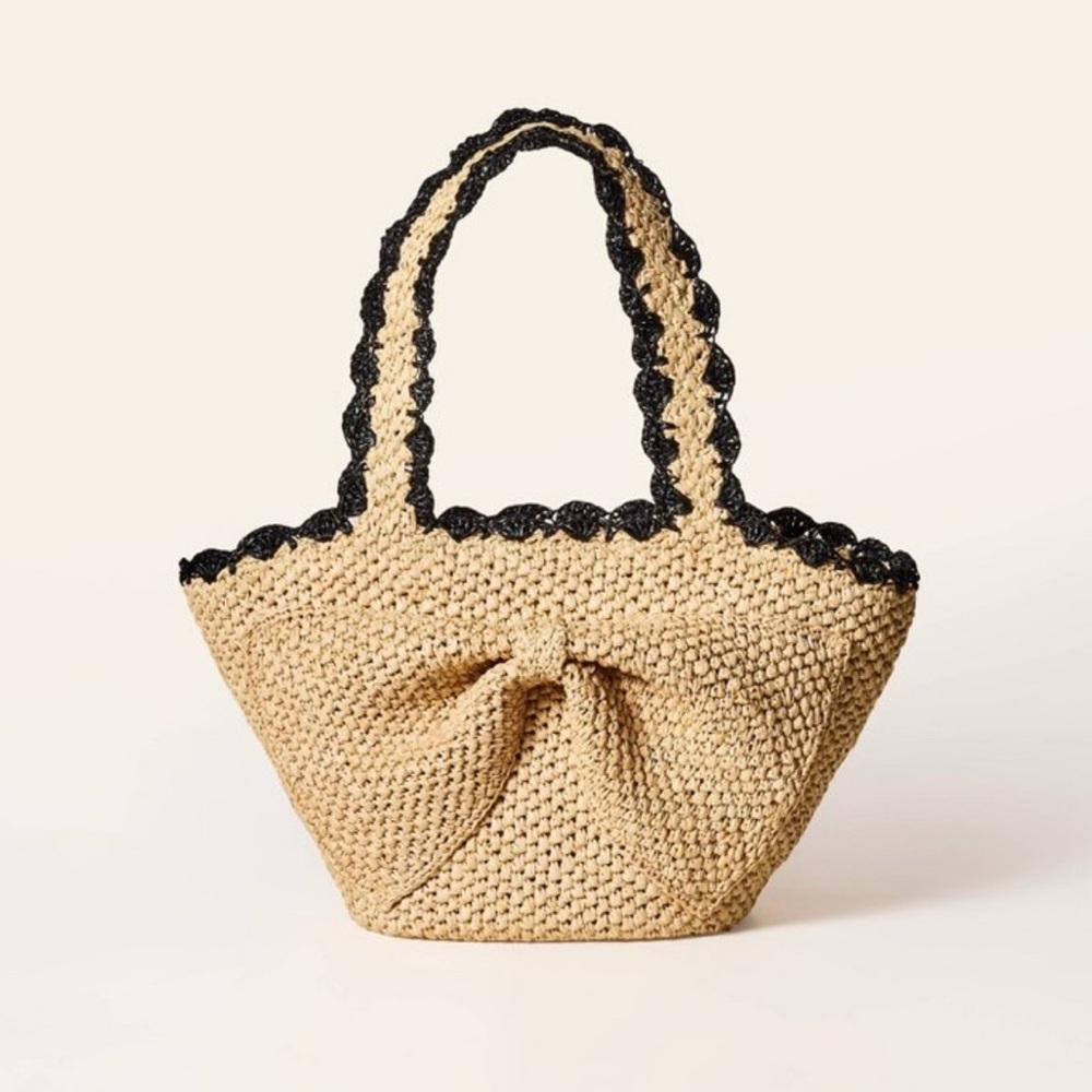 Raffia Bow Tote Bag - kate spade new york x Target Natural NWT